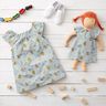 Cotton Poplin dragons in space – baby blue,  thumbnail number 6