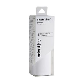 Cricut Joy Permanent Smart Vinyl [ 13,9 x 121,9 cm ] – white, 