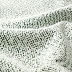 Outdoor Fabric fine bouclé – green/offwhite, 