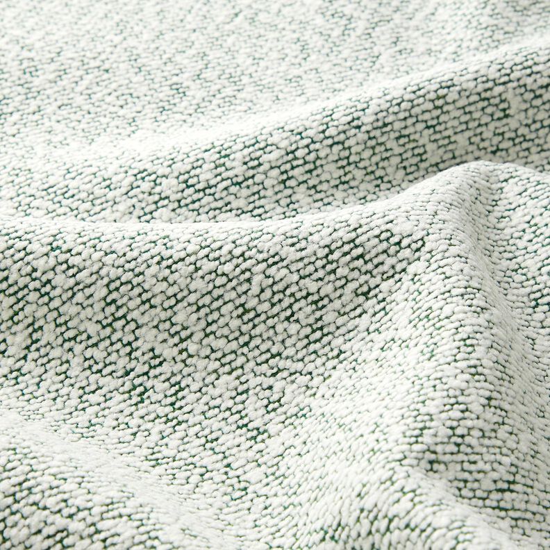 Outdoor Fabric fine bouclé – green/offwhite,  image number 3