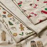 Decor Fabric Half Panama winter scene – natural/light brown,  thumbnail number 5