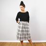 FRAU GINA - Wrap-look skirt with side seam pockets, Studio Schnittreif  | XS -  XL,  thumbnail number 5