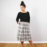 FRAU GINA - Wrap-look skirt with side seam pockets, Studio Schnittreif | XS - XL,  thumbnail number 5