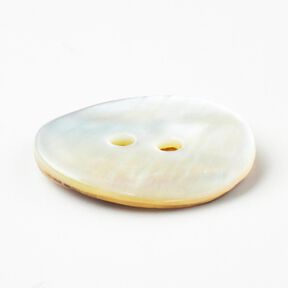 Agoya mother-of-pearl button [Ø 18 mm] – ivory, 
