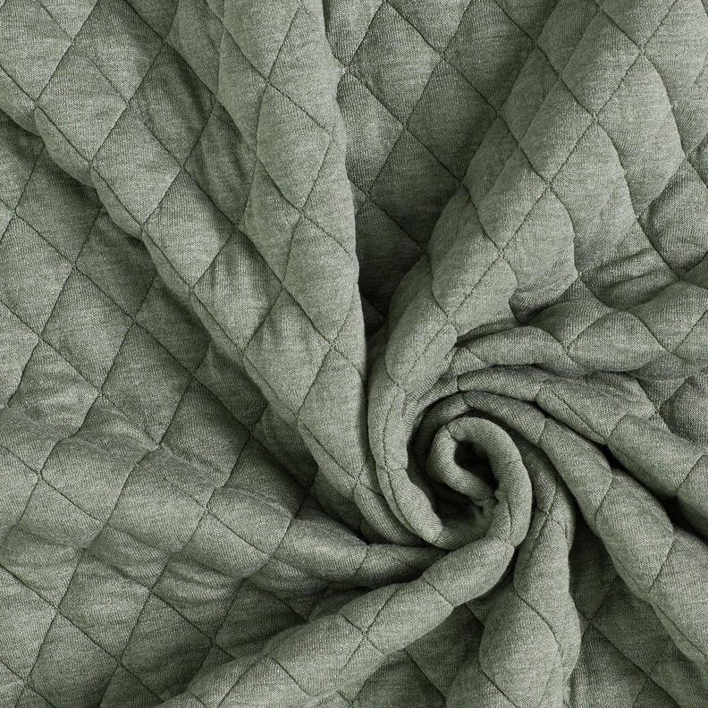 Quilted jersey diamonds – dark pine, image number 3
