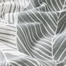 Decor Fabric Canvas large leaves – grey,  thumbnail number 2