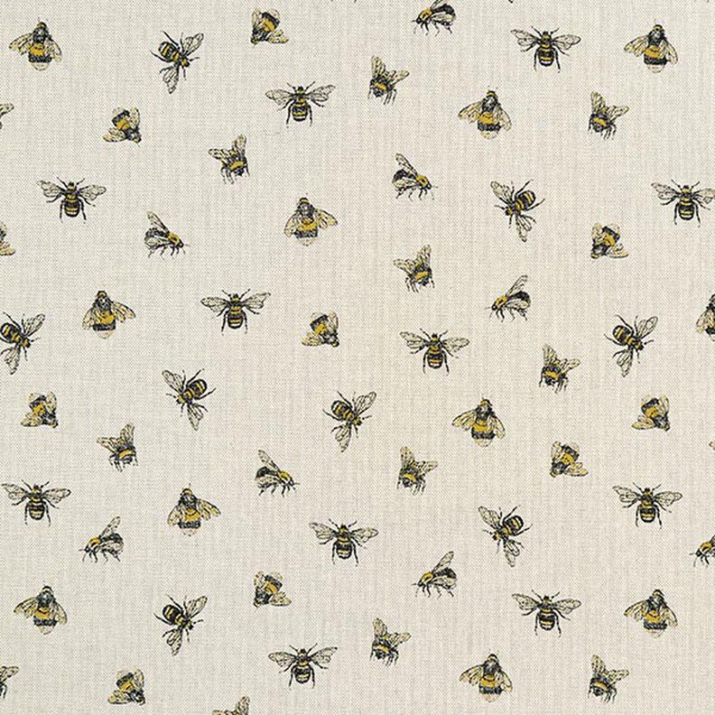 Decor Fabric Half Panama Little Bees – natural,  image number 1