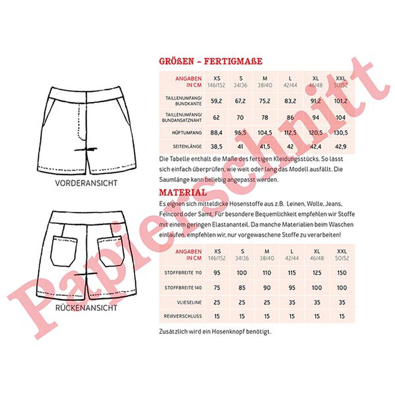 FRAU GIULIA Shorts with Zip | Studio Schnittreif | XS-XXL,  image number 13
