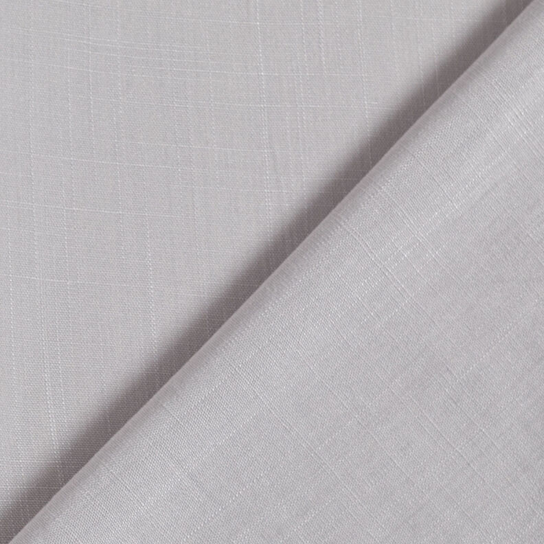 Linen look viscose fabric – silver grey,  image number 4
