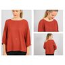 FRAU HOLLY - wide blouse with gathered sleeve hems, Studio Schnittreif  | XS -  XXL,  thumbnail number 2