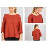 FRAU HOLLY - wide blouse with gathered sleeve hems, Studio Schnittreif | XS - XXL,  thumbnail number 2