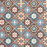 Coated Cotton artistic tiles – terracotta/sage,  thumbnail number 1