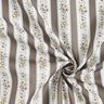 Floral Stripes Cotton Poplin – white/khaki,  thumbnail number 3