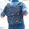 Decor Fabric Half Panama Celestial Bodies – navy blue,  thumbnail number 7