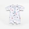 Swimsuit Fabric UPF50 happy crabs – white/lobster,  thumbnail number 5