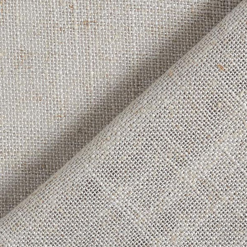 Curtain fabric Jute look 280 cm – light grey,  image number 4