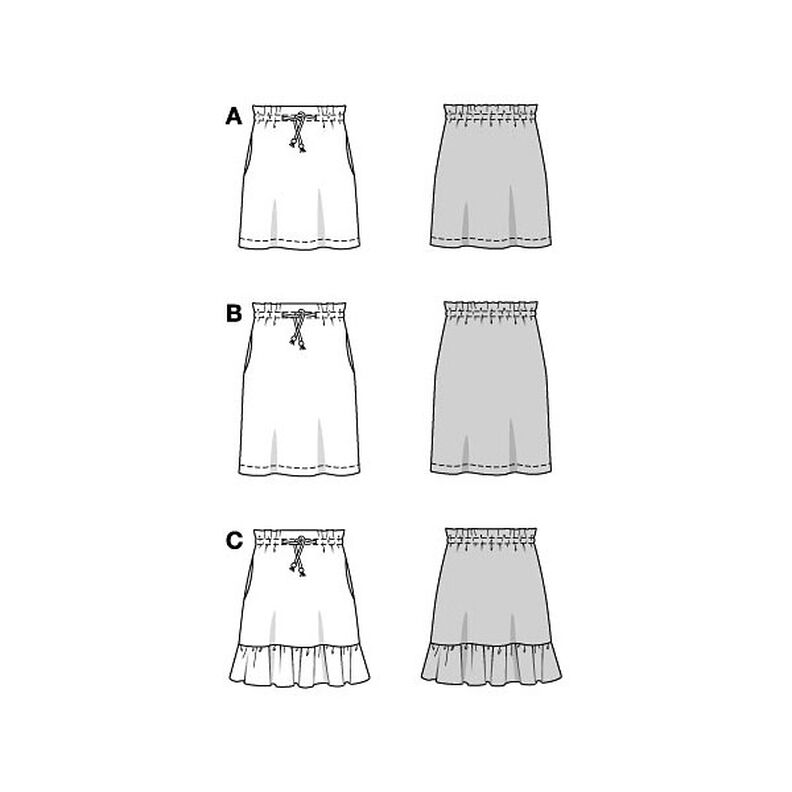 Skirt | Burda 5832 | 34-48,  image number 11