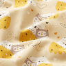 Poplin Cuddly Owls – almond/curry yellow,  thumbnail number 2