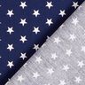 Cotton Poplin Medium Stars – navy blue/white,  thumbnail number 6