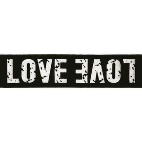 LOVE Elastic [ Width: 40 mm ] – black/silver, 