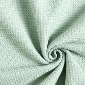 Towelling Fabric/Waffle Piqué Plain – pale mint, 