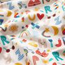 Cretonne Happy alphabet – offwhite,  thumbnail number 2