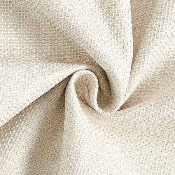 Upholstery Fabric Honeycomb texture – light beige,  image number 1