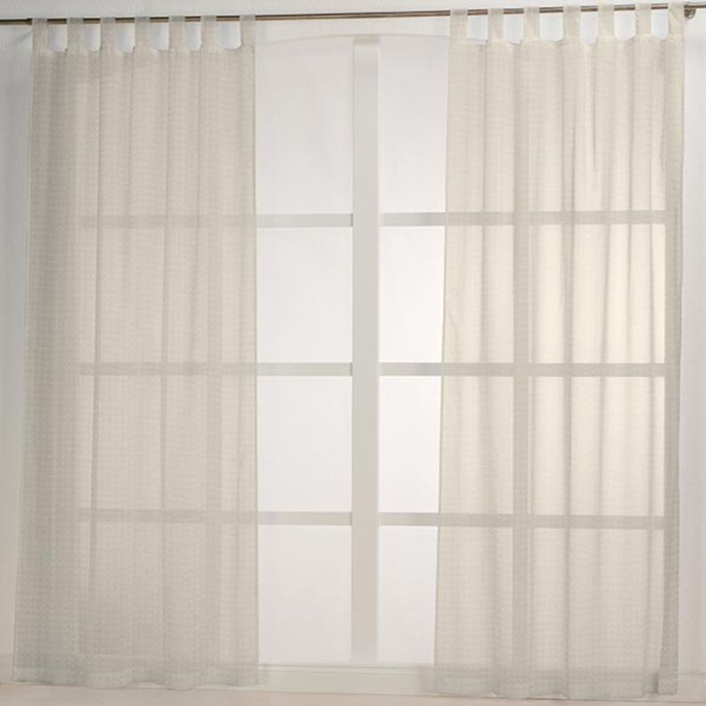 Curtain fabric Jute look 280 cm – natural,  image number 5