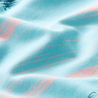 GOTS Cotton Jersey Corn Silk | Tula – aqua blue/petrol, 