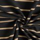 Glitter Stripes Stretch Cotton – black/gold,  thumbnail number 4