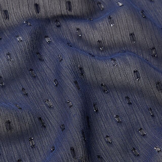 glittery dots chiffon – navy blue, 