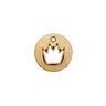 Crown Embellishment [ Ø 12 mm ] – gold metallic,  thumbnail number 1