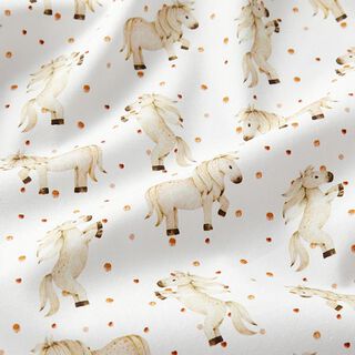 Cotton Poplin Pony – white, 