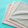 Double Gauze/Muslin Doubleface stripes – dusky pink/white,  thumbnail number 5