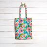 Decor Fabric Cotton Twill painted flowers – pink/turquoise,  thumbnail number 8