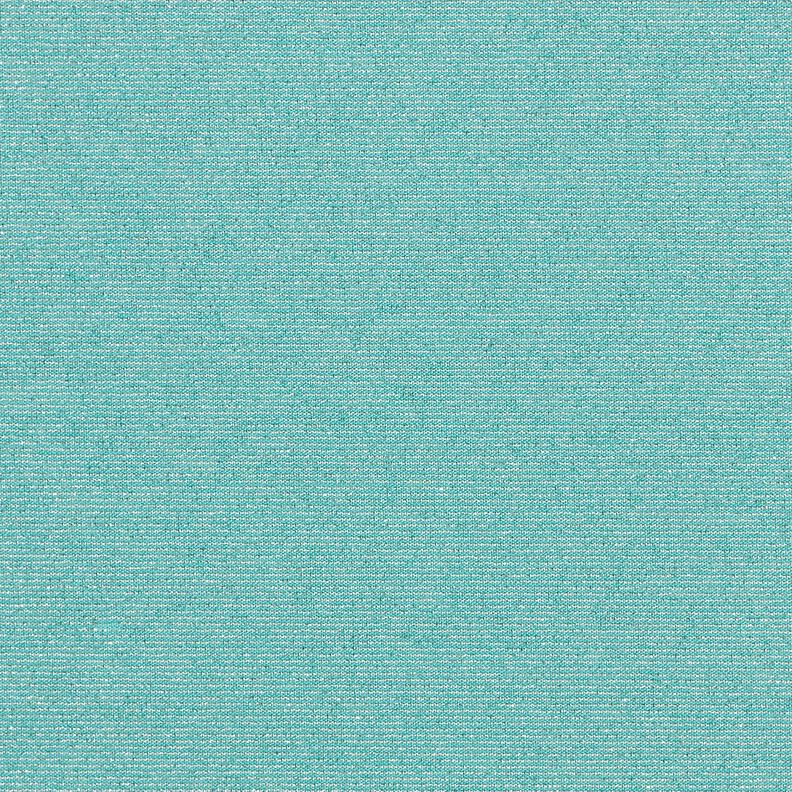 Melange glitter jersey – light turquoise,  image number 1