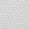 Scattered hearts organic cotton poplin – light grey,  thumbnail number 1