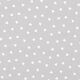 Scattered hearts organic cotton poplin – light grey,  thumbnail number 1