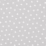 Scattered hearts organic cotton poplin – light grey,  thumbnail number 1