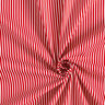 Cotton Poplin Stripes – red/white,  thumbnail number 3