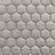 Upholstery Fabric Velvet Honeycomb Quilt – grey,  thumbnail number 1