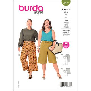 Trousers | Burda 6017 | 44–54, 