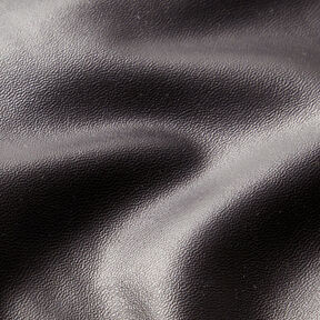 plain stretch faux leather – black, 