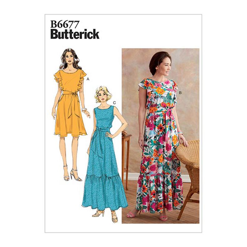 Dress, Butterick B6677 | 40-48,  image number 1