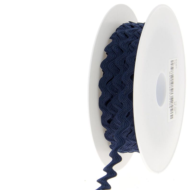 Serrated braid [12 mm] – navy blue,  image number 3
