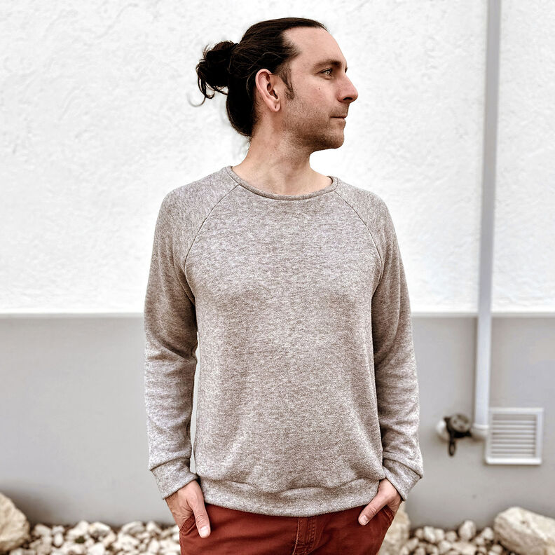 HERR SVEN - simple jumper with raglan sleeves, Studio Schnittreif  | 42 - 60,  image number 6