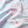 Decor Fabric Half Panama cherry blossom branches – light blue/pink,  thumbnail number 2
