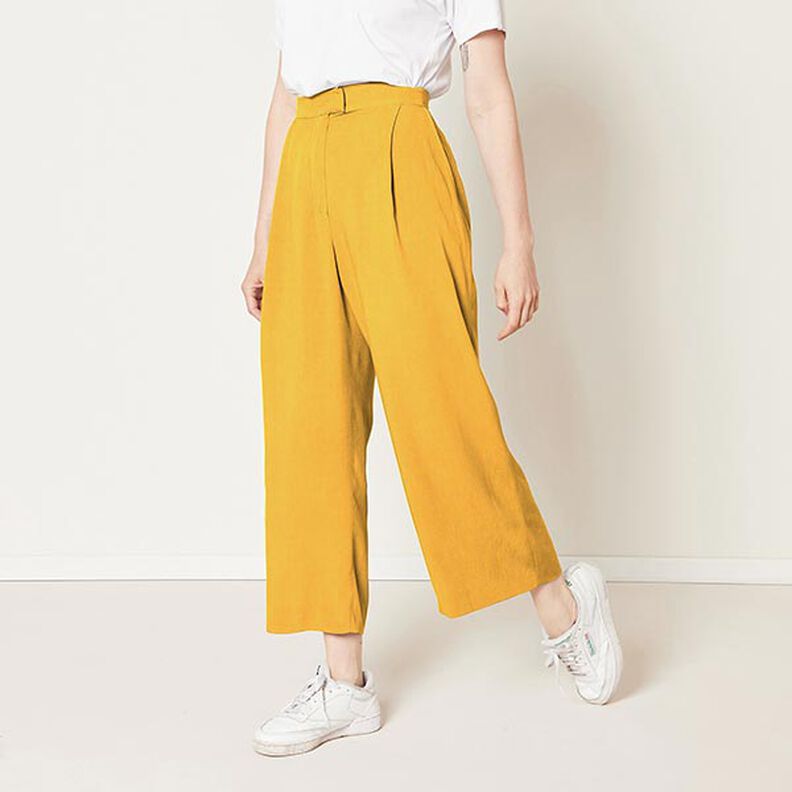 Viscose Linen Blend Plain – sunglow,  image number 5