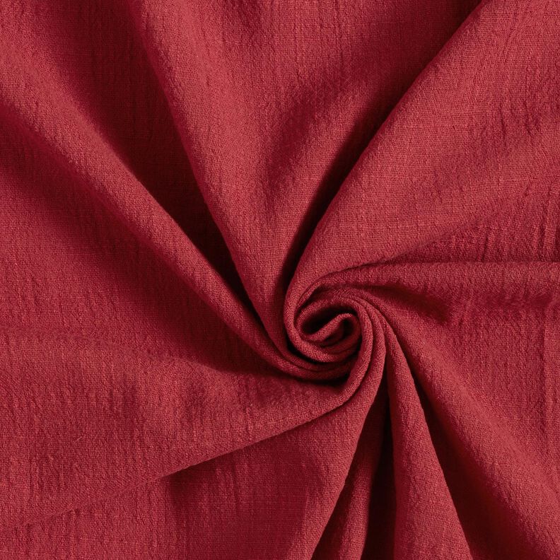 Linen look cotton fabric – terracotta,  image number 1
