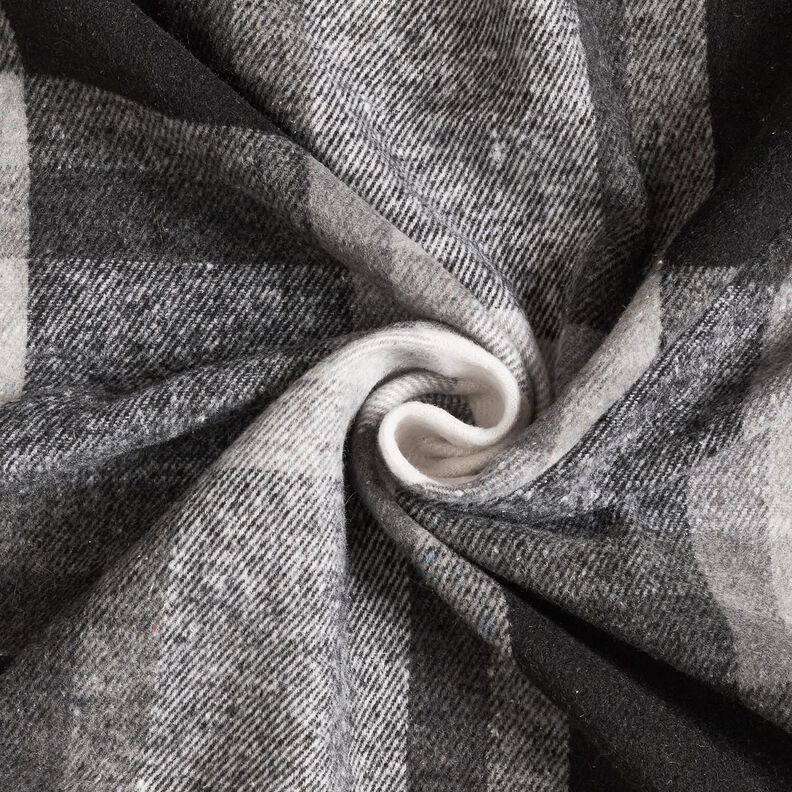 Coat flannel check | Katia Fabrics – misty grey/antique silver,  image number 3